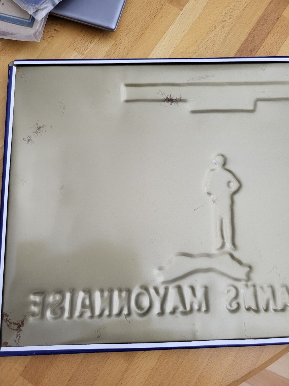 Insegne: Blechschild Hellmanns Mayonnaise – Nuovo (secondo la descrizione) da Riehen venduto da tamola67 4