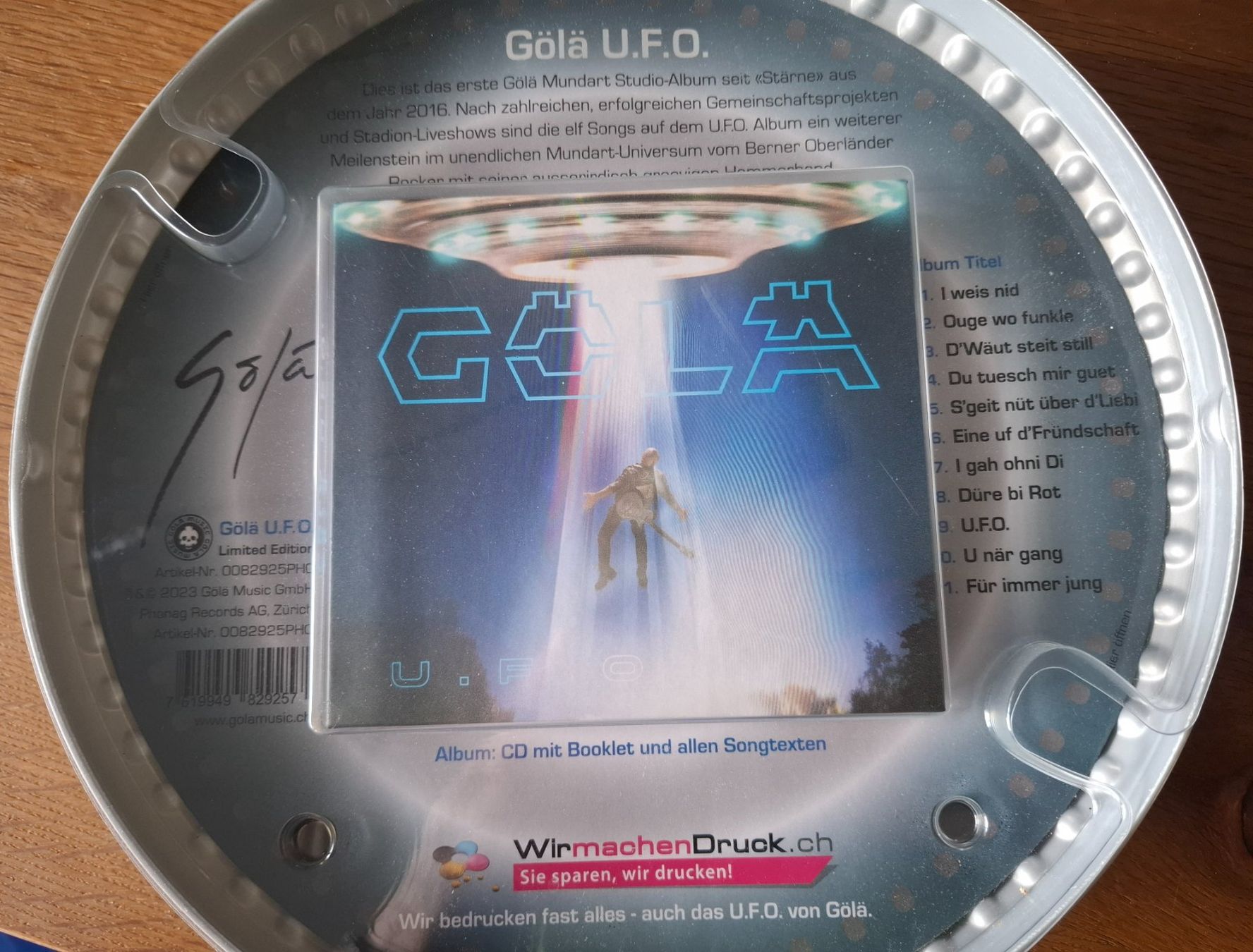 CD: Gölä CD - U.F.O. – Nuovo e nell'imballaggio originale da Eiken venduto da Lashar