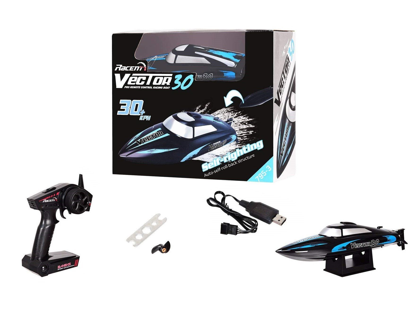 Modellismo RC: Brushed Rennboot, Vector 30, RTR-Set von Volantex – Nuovo e nell'imballaggio originale da Entlebuch venduto da Hebu 3