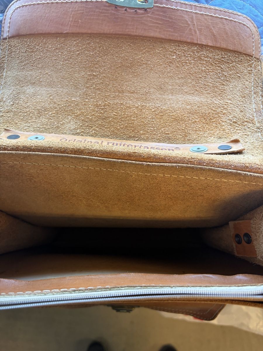 Taschen: Original Ruitertassen Ledertasche hellbraun gebraucht – Gebraucht aus Disentis/Mustér von sch_9gp8 4