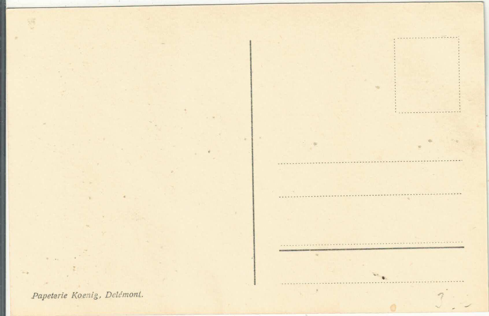 Cartoline postali: Delemont - Vue generale – Usato da Ettingen venduto da Kartenplanet 1