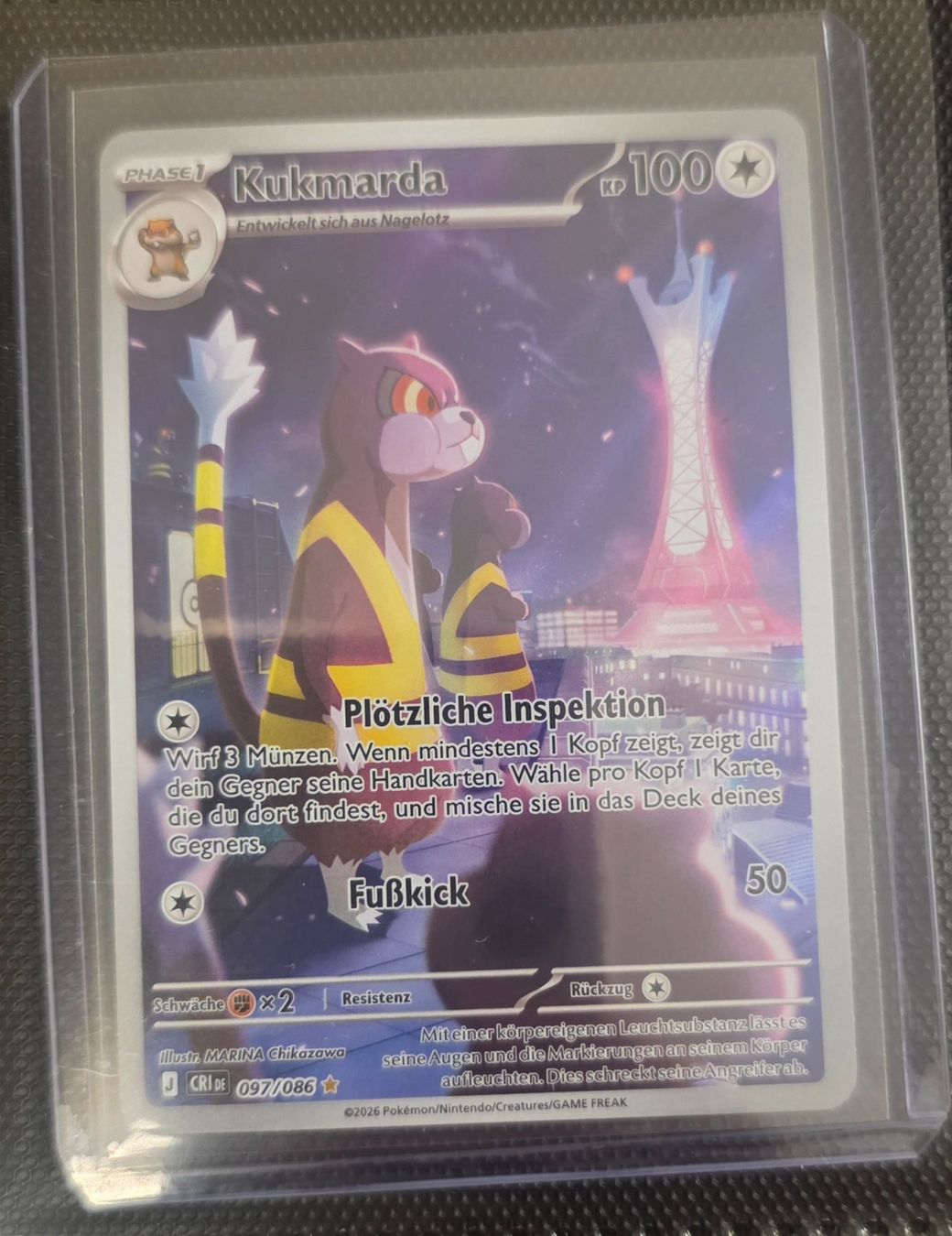 Pokémon Sammelbilder & Trading cards: Pokemon -  Kukmarda/ CRI 97/086  DE – Neu (gemäss Beschreibung) aus Kreuzlingen von Room_Shambles