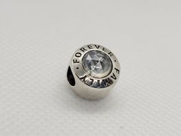 Charm "Forever Family" zu Pandora 925 Silber
