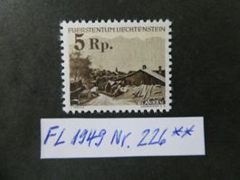FL 1949 Nr. 226 postfrisch