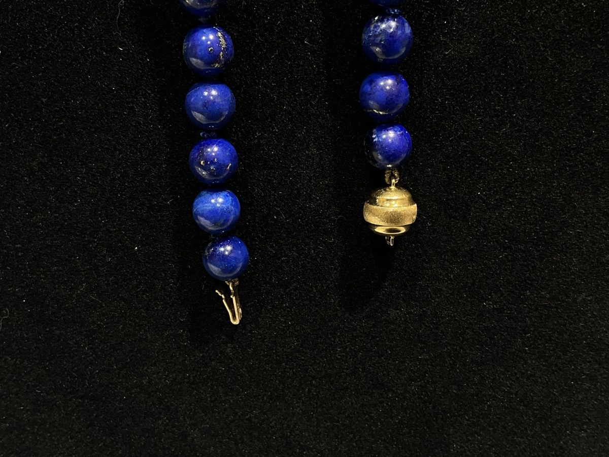 Catenine: Lapislazuli Kette mit 18k Verschluss – Usato da Schaffhausen venduto da glamour-shop 3