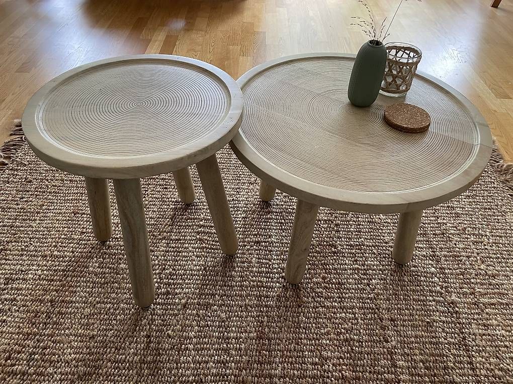 Micasa Tavoli: Couchtisch-Set Massivholz – Usato da Luzern venduto da bse_11x