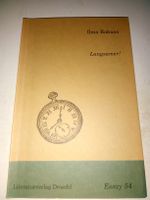 Ilma Rakusa: Langsamer! Gegen Atemlosigkeit, Akzeleration...
