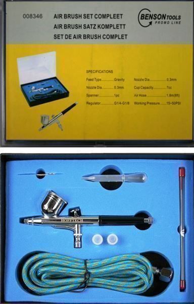 Kompressoren: Airbrush Set mit Pistole mit div.Zubehör – Neu und originalverpackt aus St. Gallen von schnaeppchen-preise 3