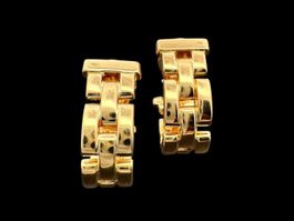 Cartier Maillon Panthère Ohrclips 18k Gelbgold *S2366