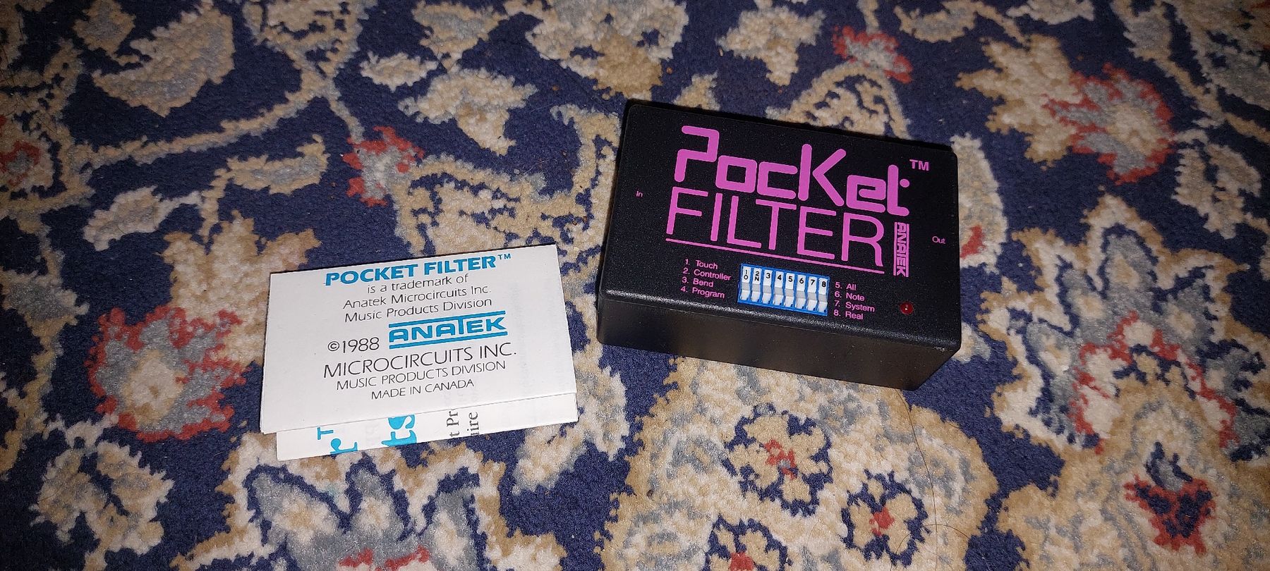 Musikinstrumente: Anatek Pocket Filter - Midi Filter made in Canada – Neu (gemäss Beschreibung) aus Courtepin von Organikal