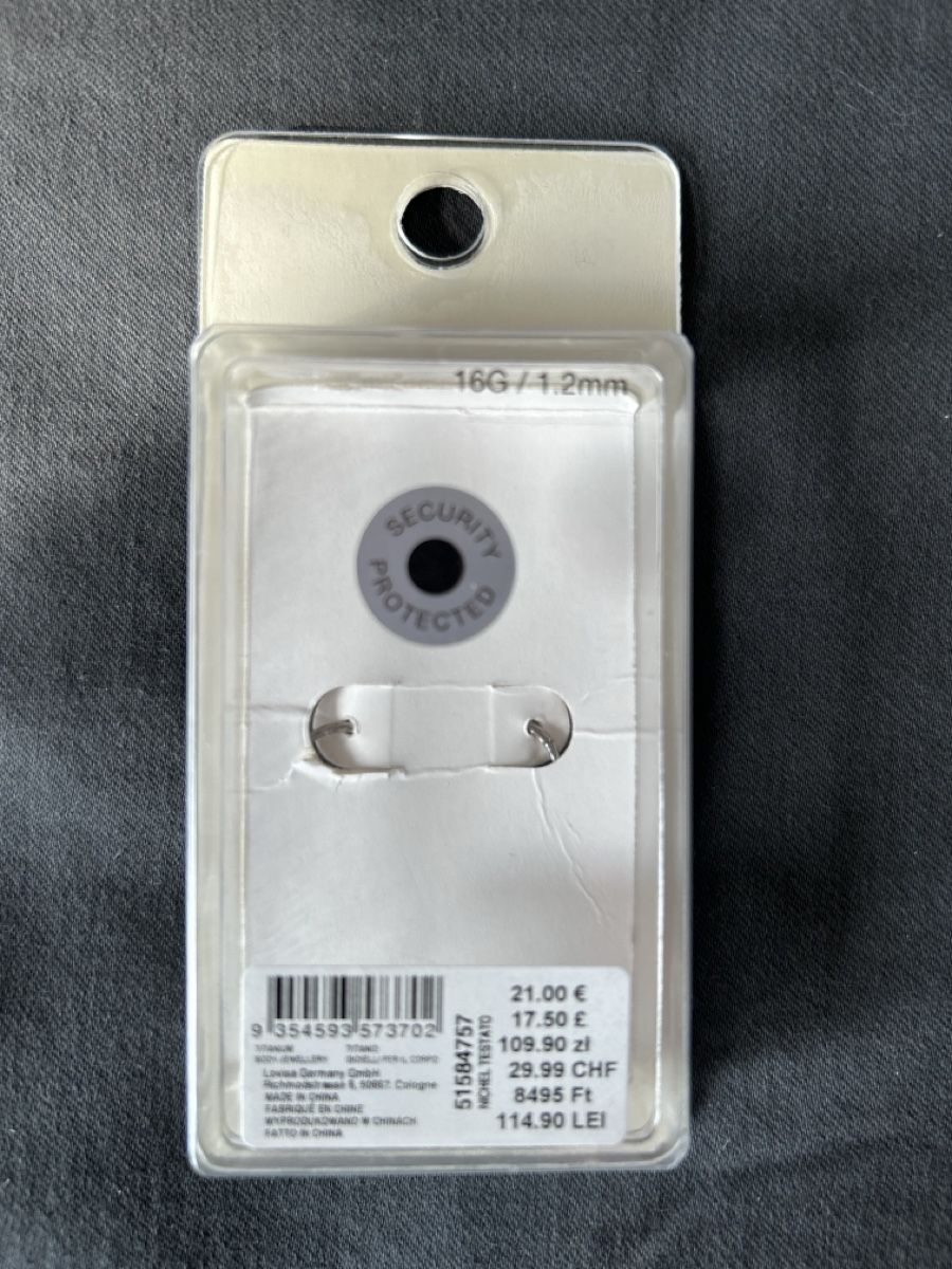Ohrringe & -stecker: Piercing titanio – Neu (gemäss Beschreibung) aus Colla von ali_j8dj 1