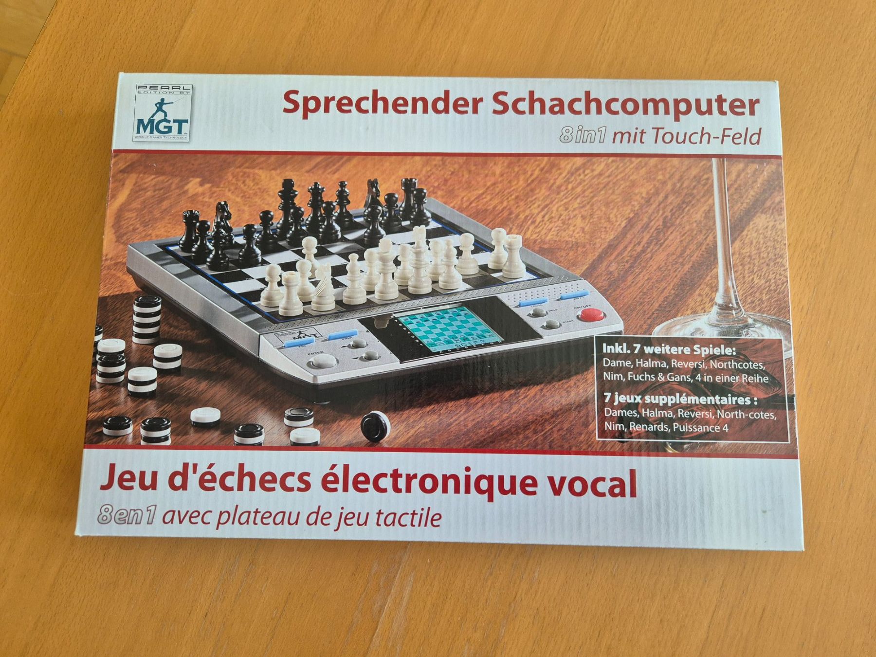 Giochi: Sprechender Schachcomputer 8in1 mit Touch-Feld, TOP Zustand! – Usato da Thun venduto da tinu2031 1