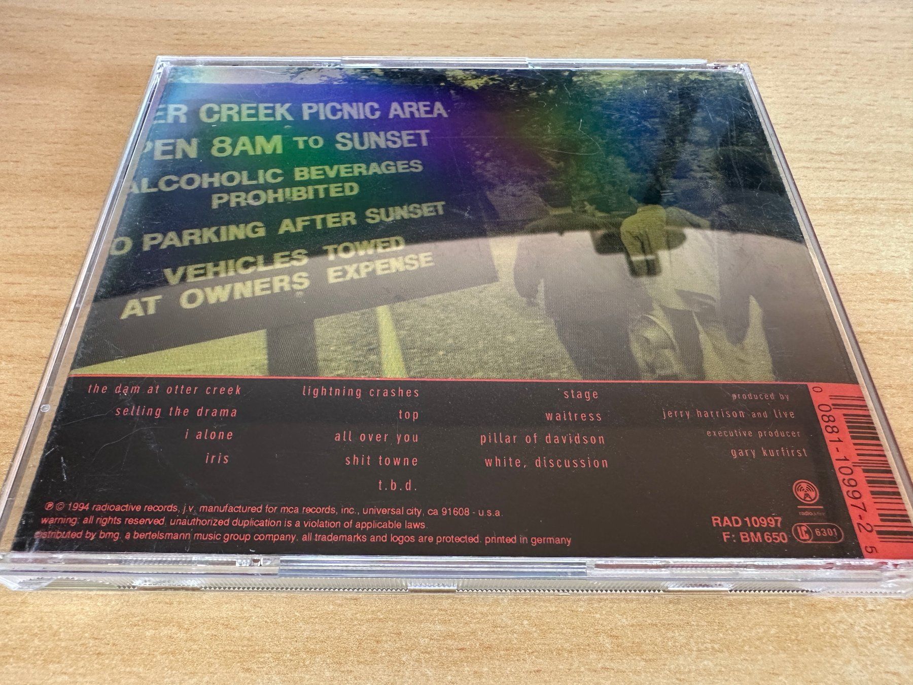 CD: Live – Throwing Copper – Usato da Rikon im Tösstal venduto da Alpenmutz 1