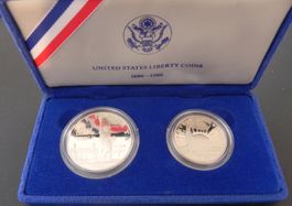 USA 1 Dollar 1986 Silber (0.9) 26.73g 1/2 Dollar Liberty
