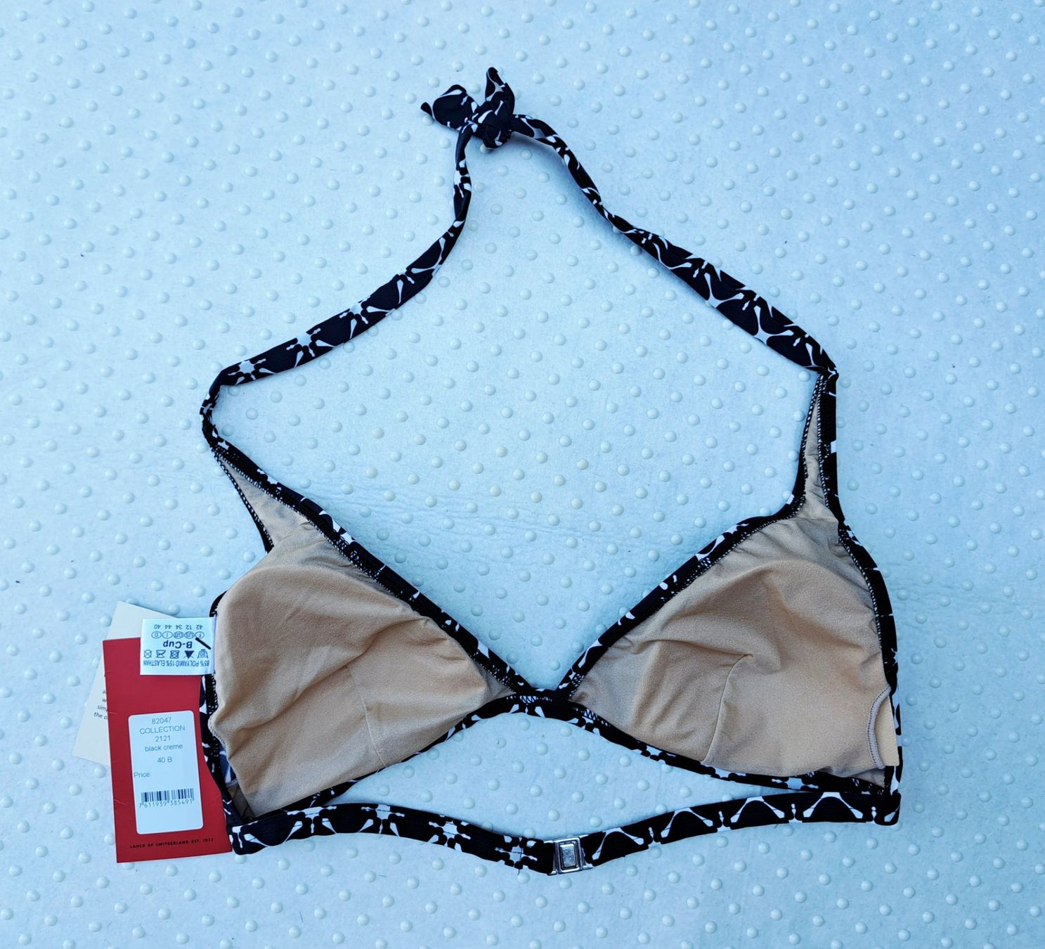 Costumi da bagno & Bikini: Neu! Modischer Lahco Bikini black-crème Gr. 40B – Nuovo e nell'imballaggio originale da Gysenstein venduto da joshuas81 2