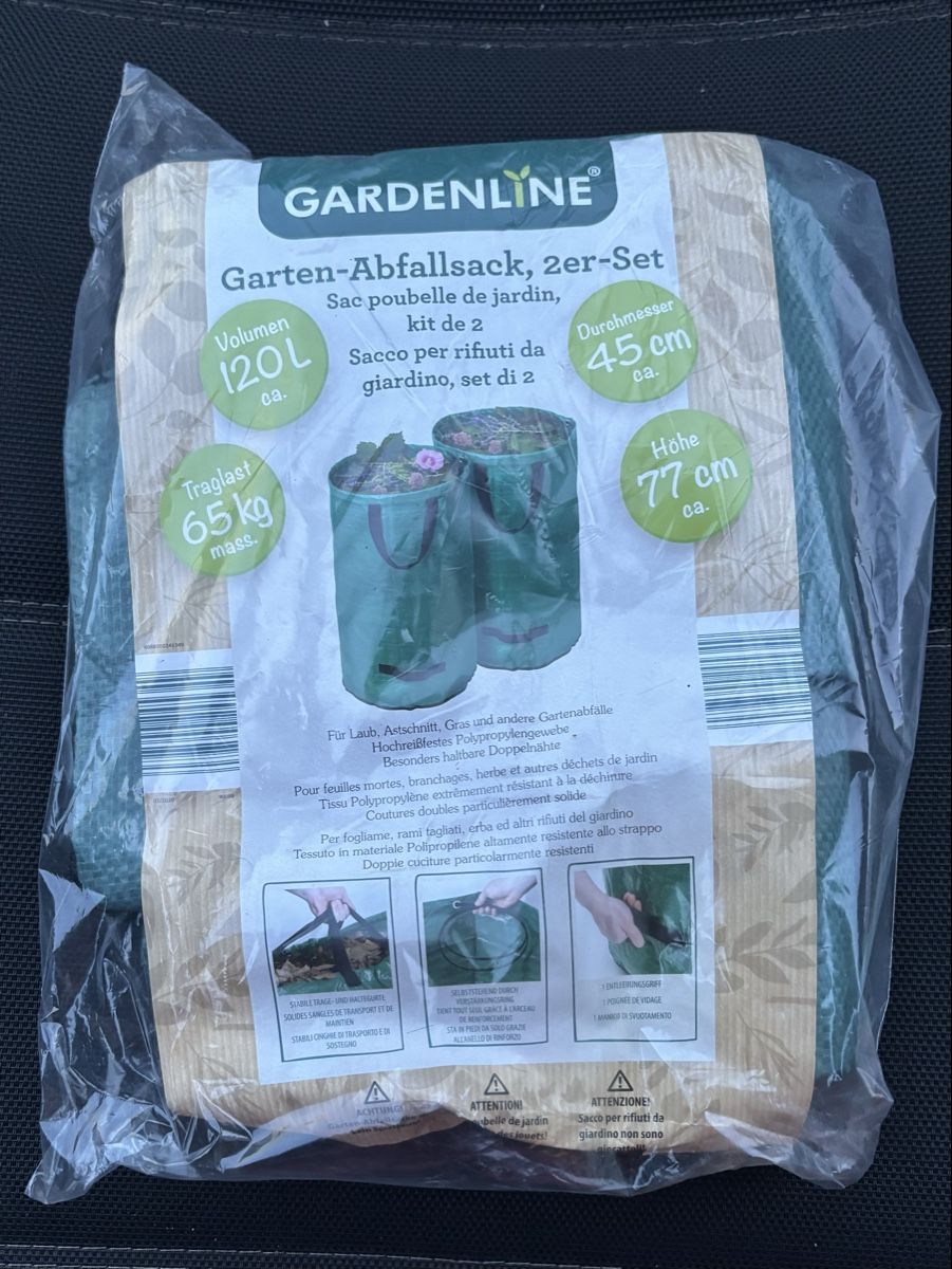 Altro per la casa: Neues Garten-Abfallsack Set (2Stk) 120L – Nuovo e nell'imballaggio originale da Urdorf venduto da leoale 3