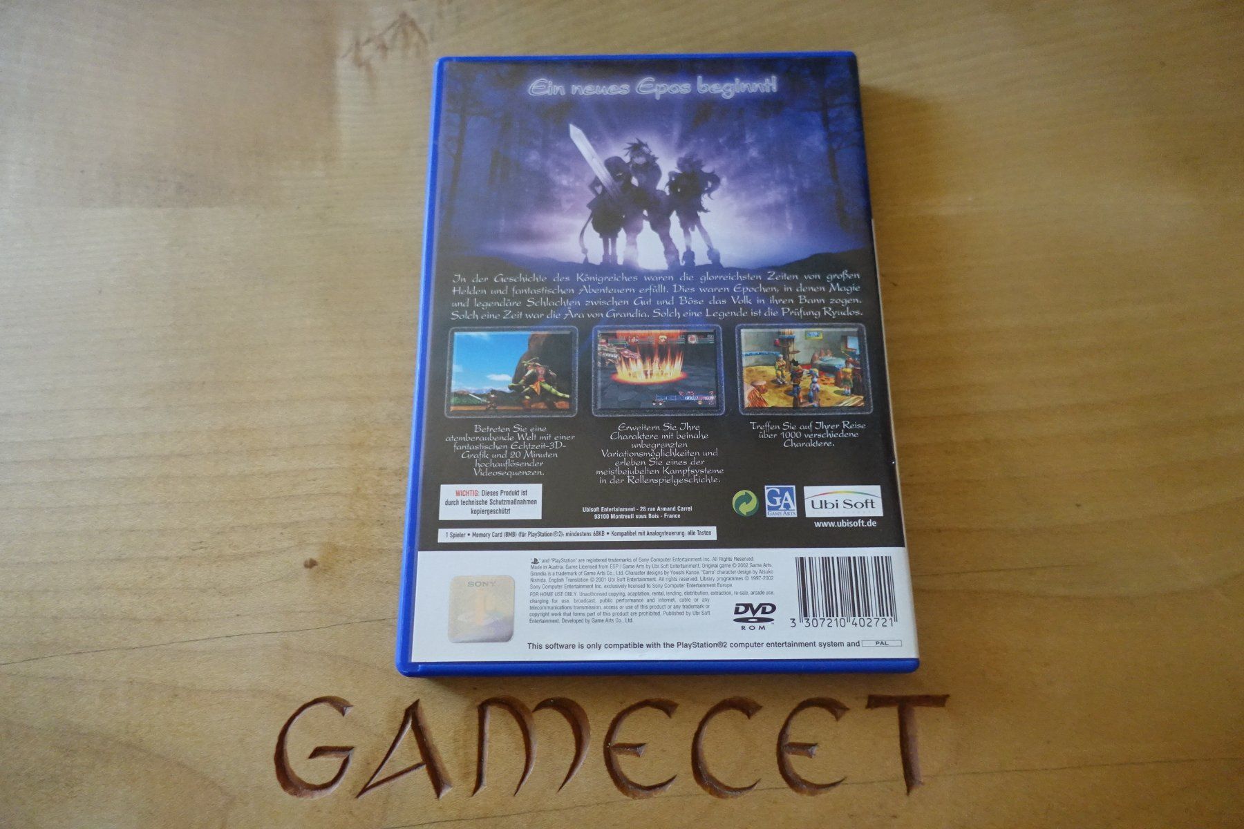 Sony Giochi: Grandia II – Usato da Steinach venduto da Gamecet 2