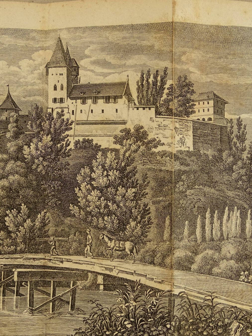 Stiche: BURGDORF, KUPFERSTICH 1826 – Gebraucht aus Grüningen von Kartensammler 2