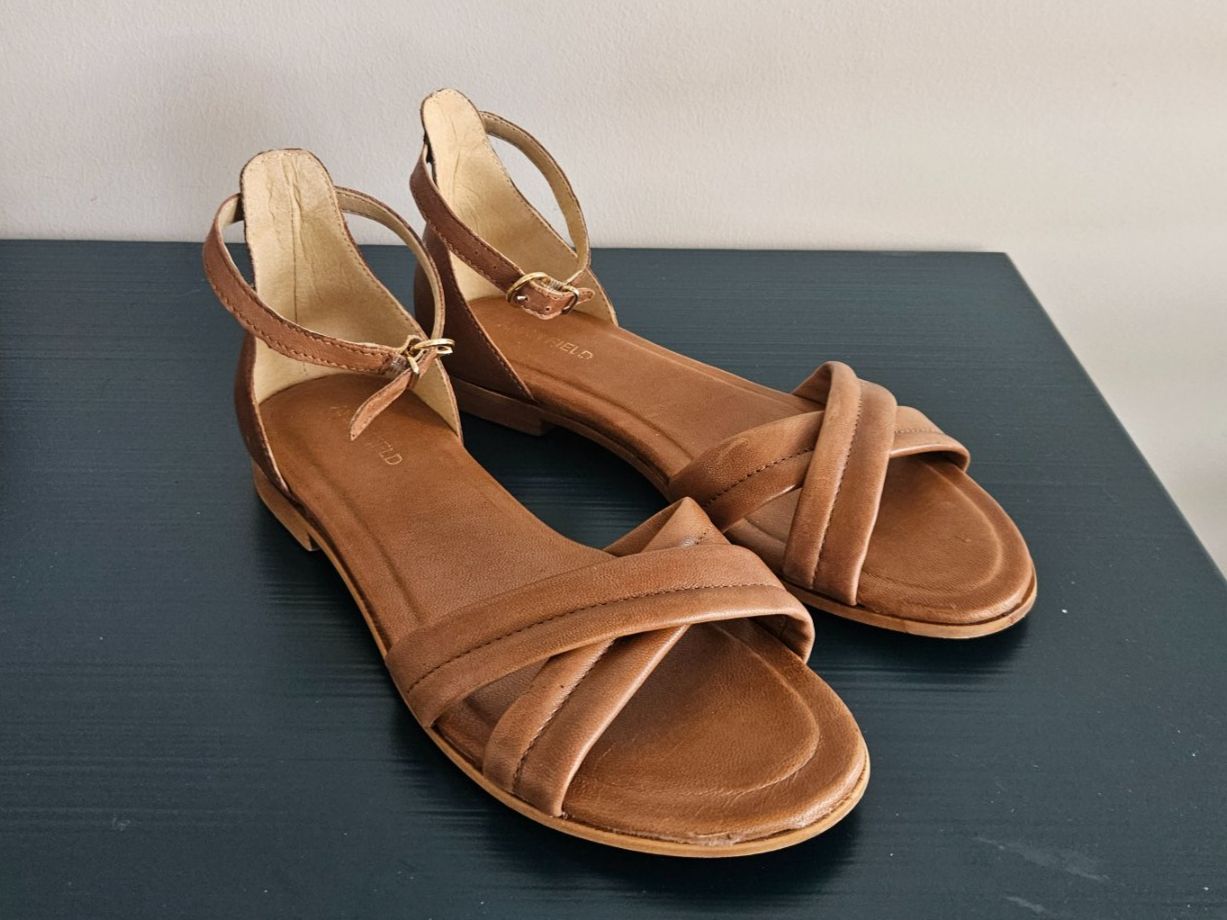 Anna Field Chaussures femmes: Anna field leather camel sandals – D'occasion à Affoltern am Albis par Katarinushka