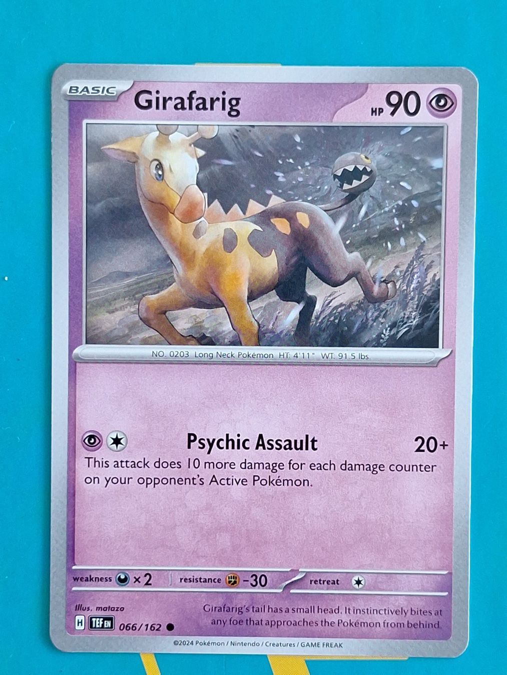 Pokémon Carte collezionabili: Girafarig - Temporal Forces Pokemon - #7.1 – Usato da Altstätten SG venduto da GGsGameshop