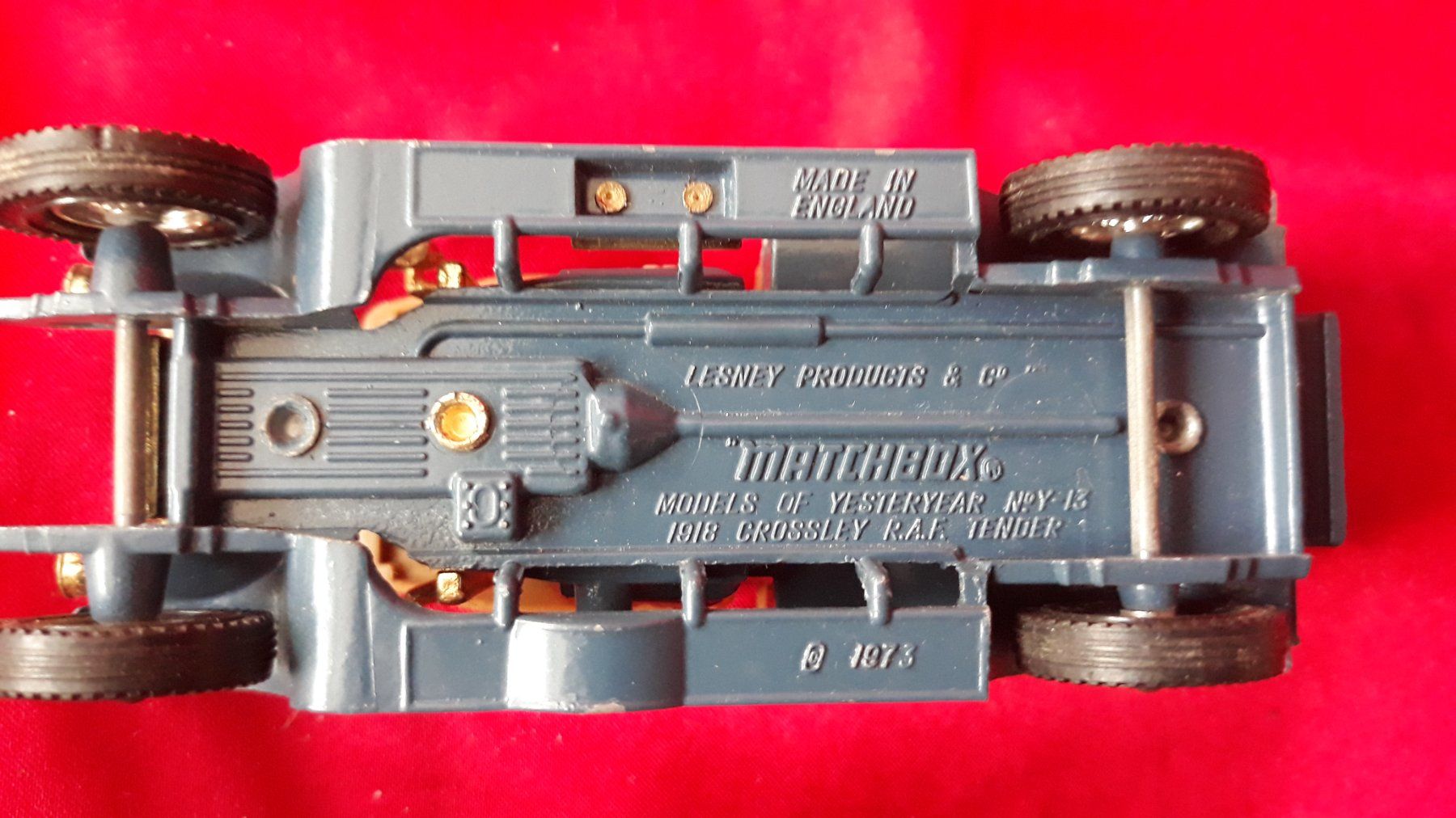 Matchbox Modellini d'auto: Matchbox Auto Sammlung 1975 Düsenberg 1973 RAF Tender Solido – Usato da Schleitheim venduto da petung 5