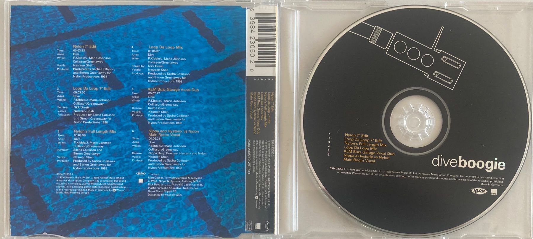 CD: DIVE - BOOGIE – Usato da Poliez-Pittet venduto da Newtown-Records 1