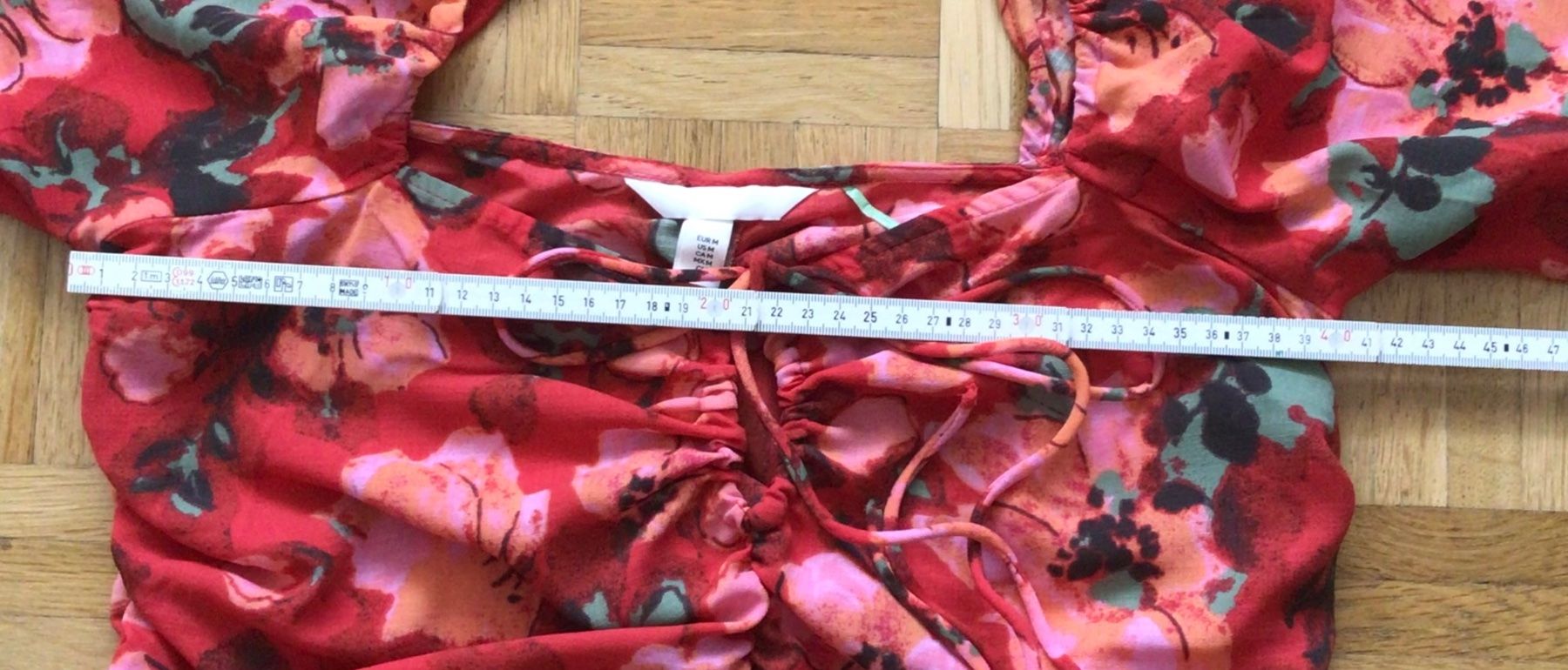 H&M Top: Rotes Sommer Top mit Blumenmuster, Grösse M – Usato da Nussbaumen AG venduto da Magi58 2