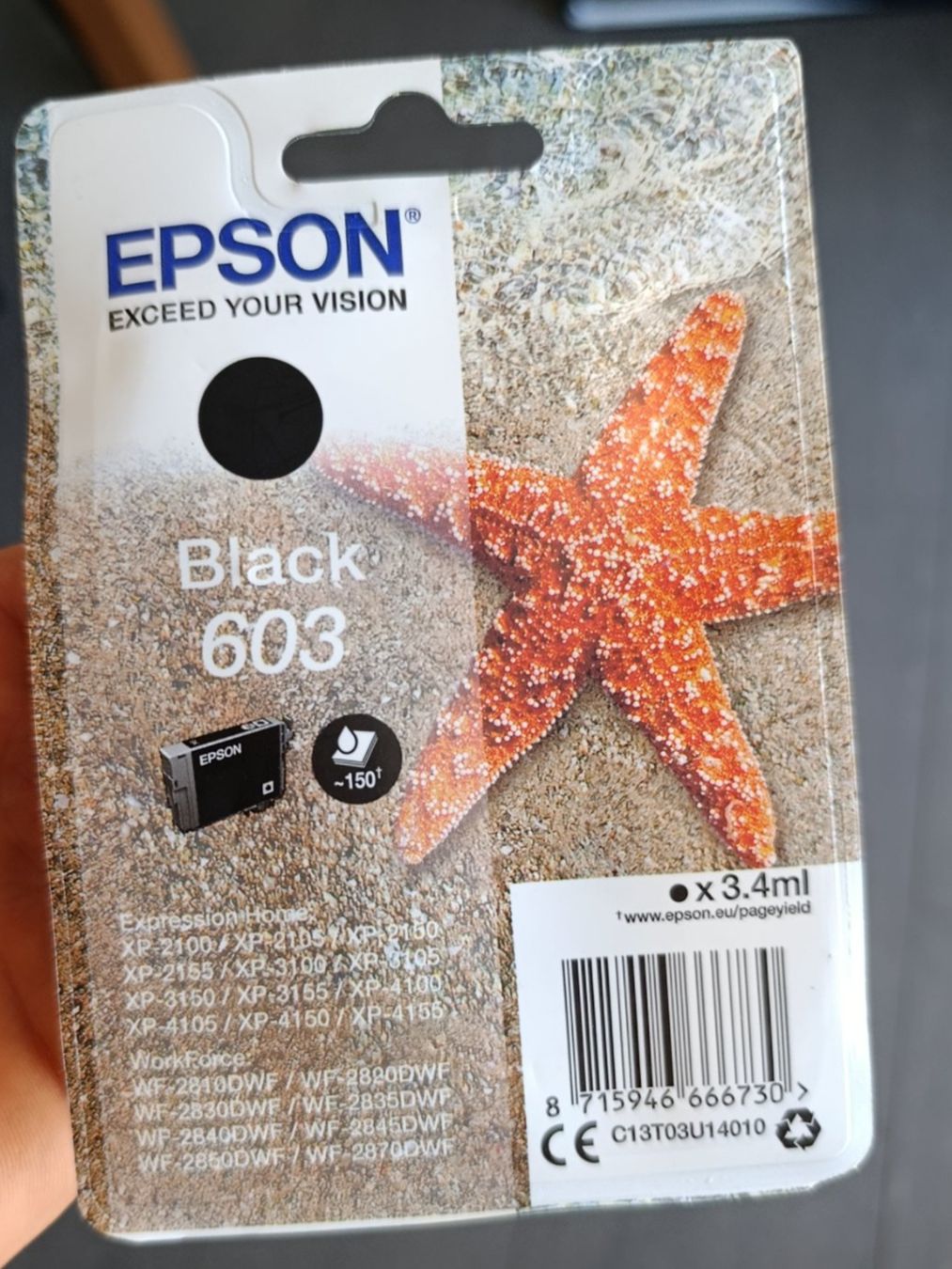 Epson Druckerpatronen & Toner: Druckerpatrone EPSON 603 Schwarz neuwertig – Neu (gemäss Beschreibung) aus Wil SG von Donaldus