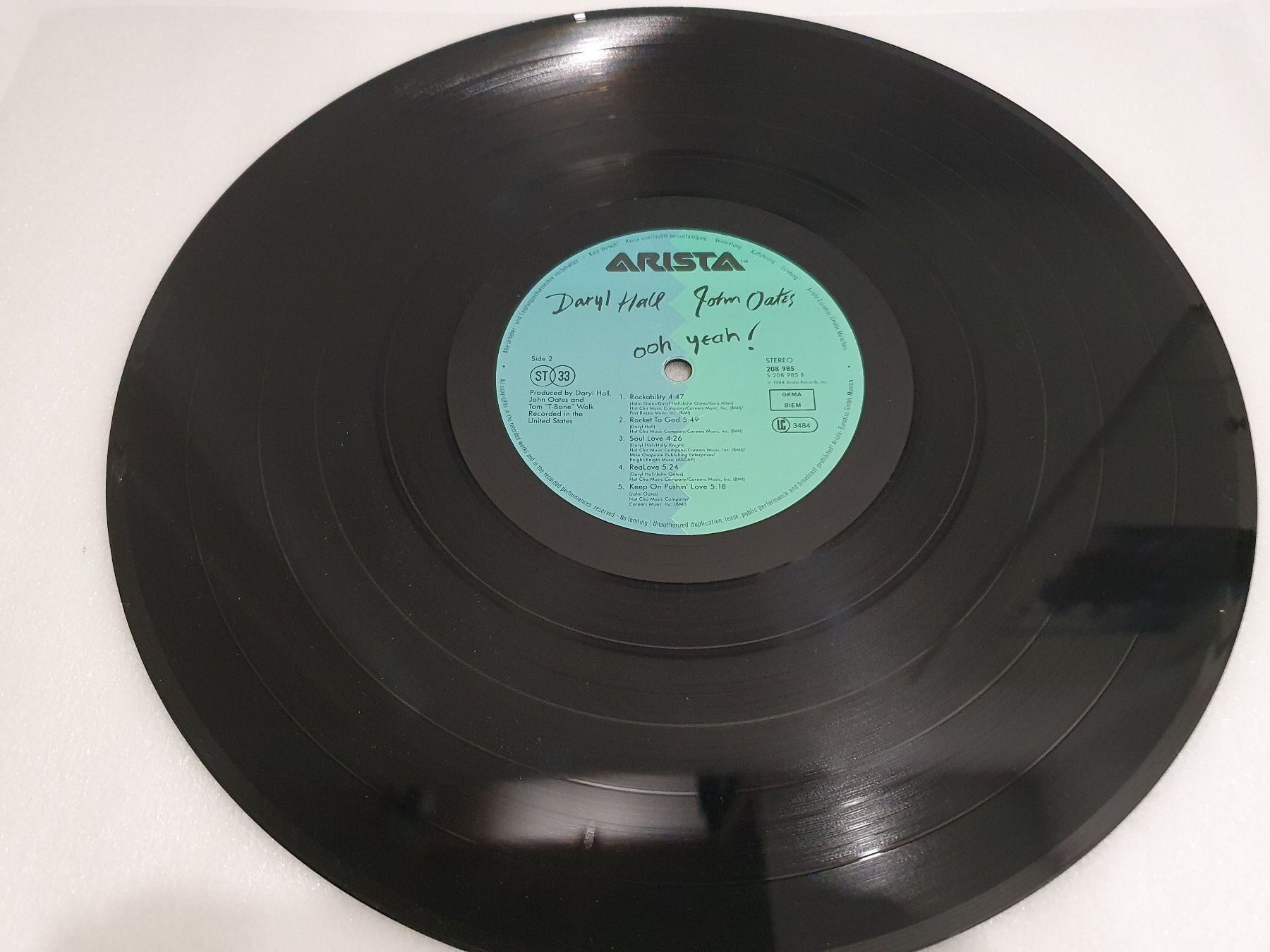 Dischi in vinile: Daryl Hall & John Oates - Ooh Yeah! – Usato da Uster venduto da Vinyl-Leidenschaft 7