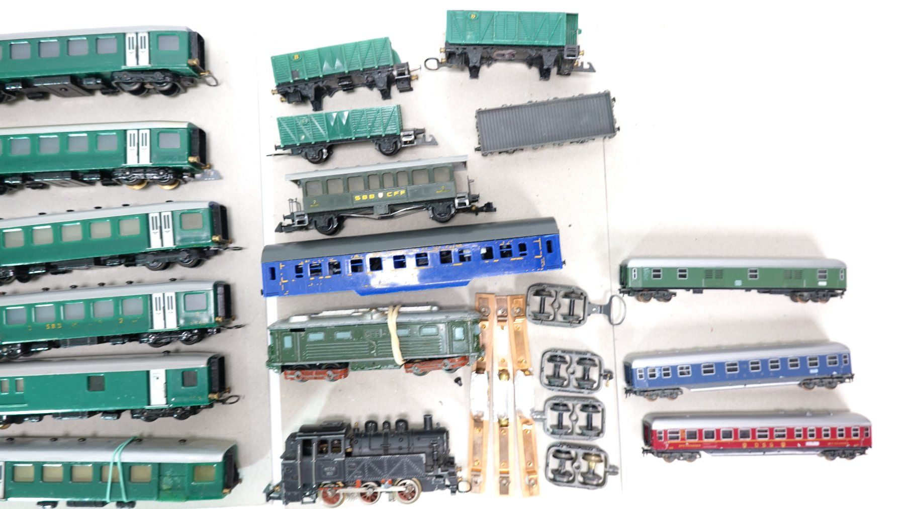 Wesa Modellini di ferrovie: e69 Wesa Konvolut Rollmaterial Bastelset | Bastelware – Usato da Thun venduto da evinka_gmbh 3