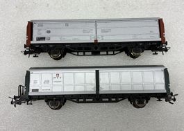 Fleischmann= 2x Schiebewandwagen SBB PTT 280-5 | DB 998-0