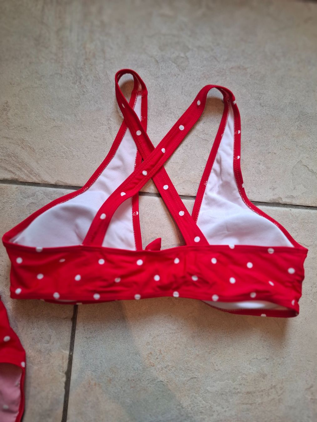 Costumi da bagno & Bikini: Bikini Gr. M, rot mit weissen Punkten – Nuovo (secondo la descrizione) da Wenslingen venduto da kasjupeia 6