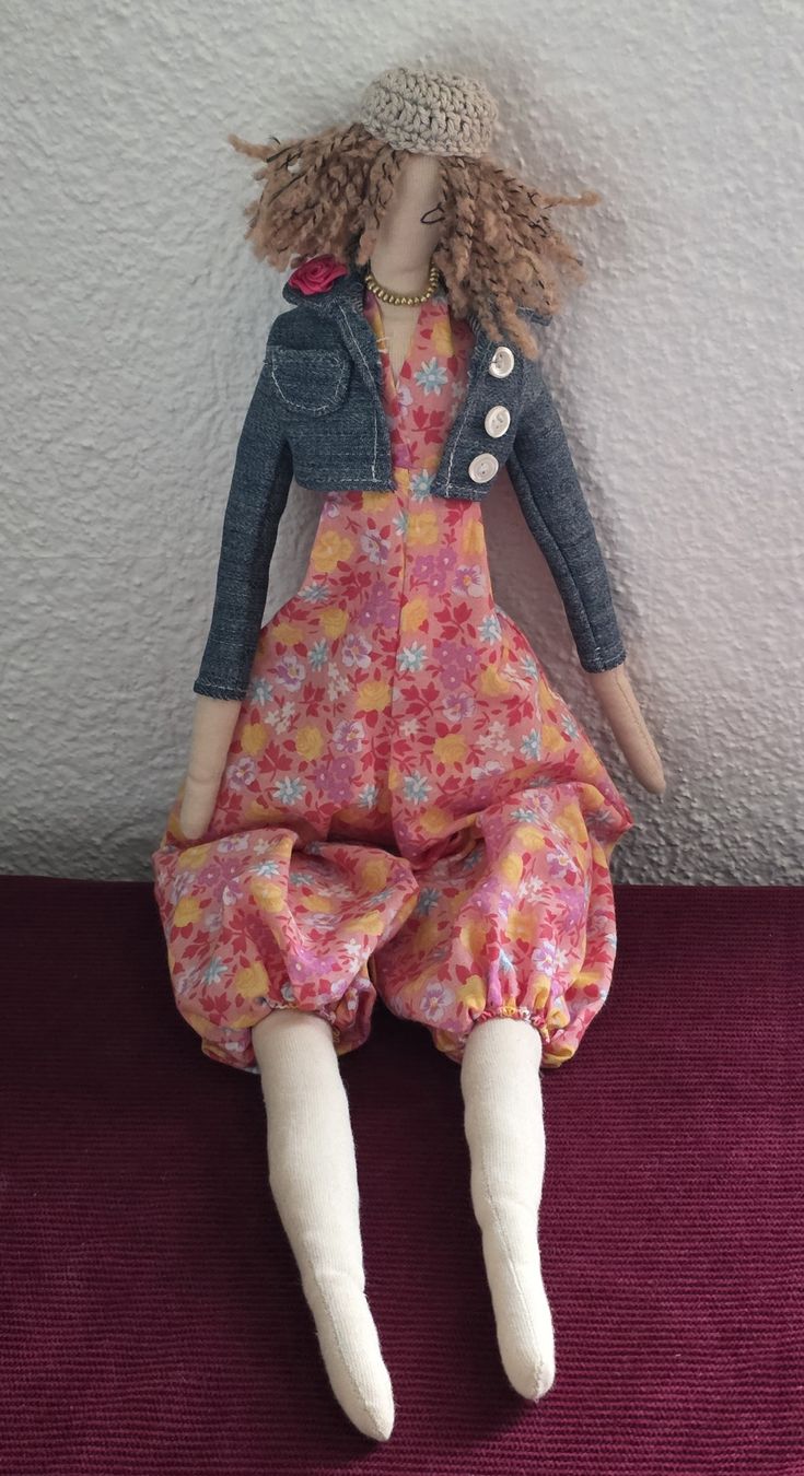 Bambole: Tilde Stoffpuppe, Unikat - ideales Geschenk! – Usato da Rheinsulz venduto da Gilea