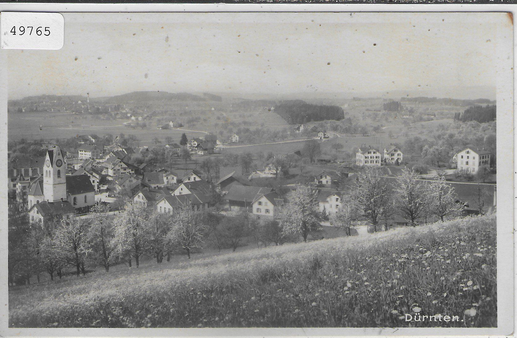 Cartoline postali: Dürnten - Generalansicht – Usato da Ettingen venduto da Kartenplanet