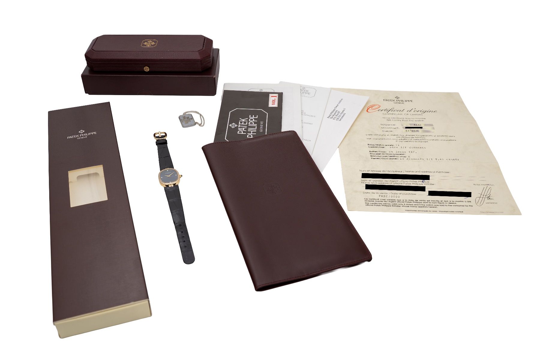 Patek Philippe Orologi: Patek Philippe Ellipse 4882 Diamonds set Full set – Nuovo e nell'imballaggio originale da Genève venduto da aspaklariacollection 9