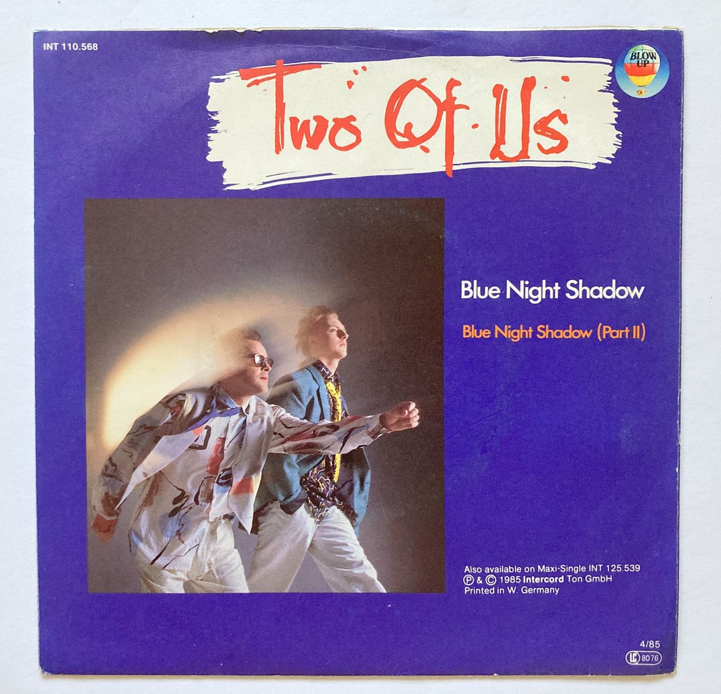Schallplatten: TWO OF US - BLUE NIGHT SHADOW – Gebraucht aus Bottens von hotter-than-hell 1