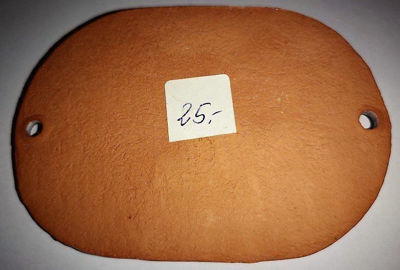 Insegne: Türschild Keller mit Apfelkorb Keramik – Nuovo (secondo la descrizione) da Lutzenberg venduto da Truhe 1