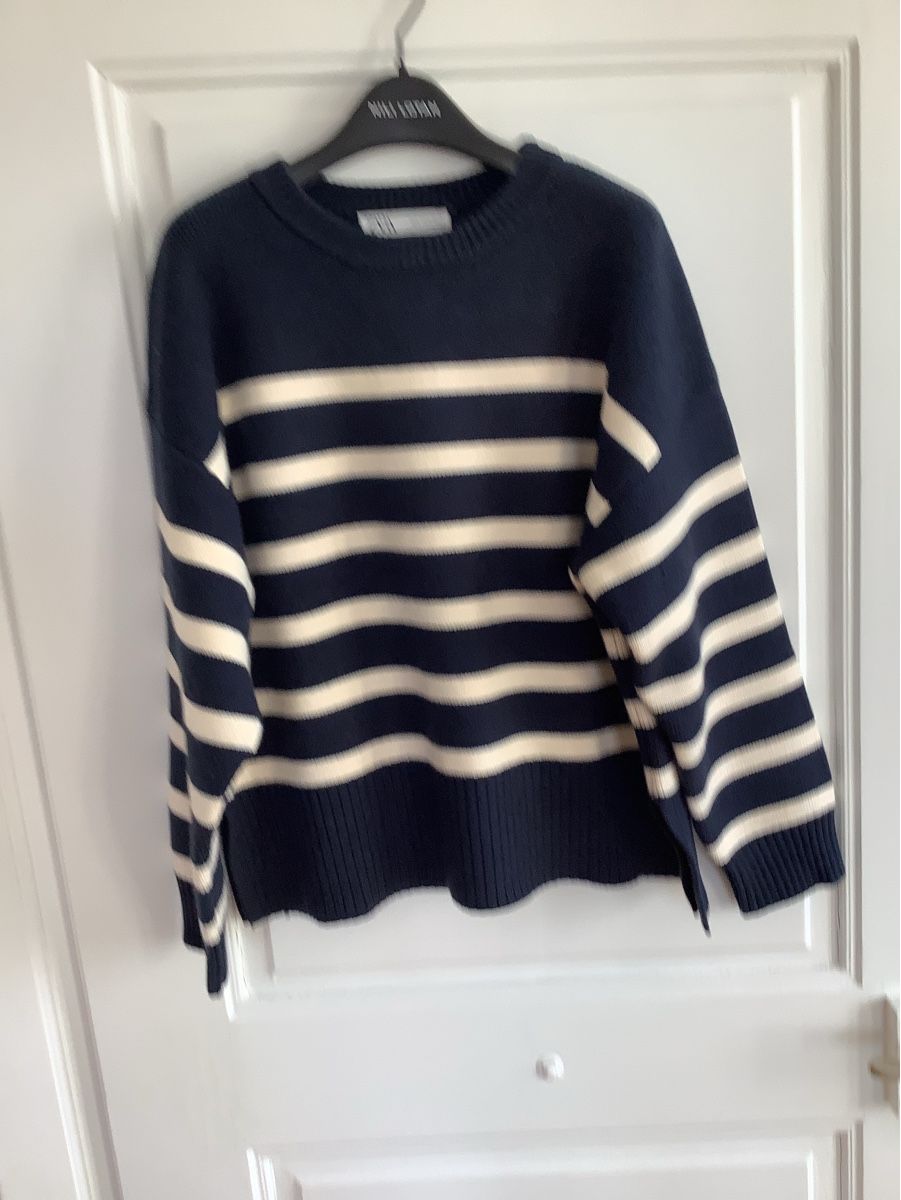 Zara Maglioni & Felpe: Dicker Strickpullover gestreift von Zara S/M Viscosemix – Usato da Stäfa venduto da loveforeverlove