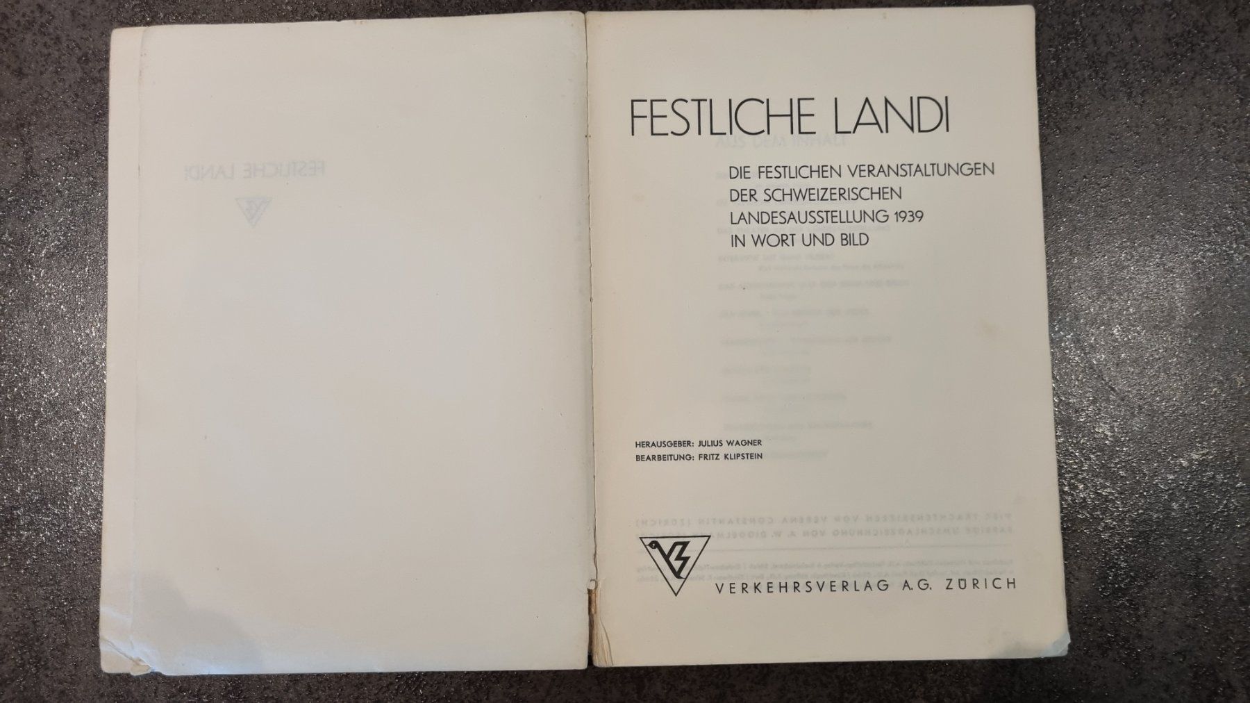 Libri: Festliche Landi 1939 – Usato da Wauwil venduto da Jabbah6 2