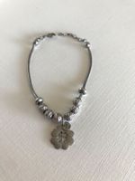 Bracelet trèfle en argent, idéal pour l'été, comme neuf🍀