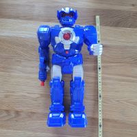 Grand Robot bleu ''Mech Clan Honor'' Power Mech (env.38cm)