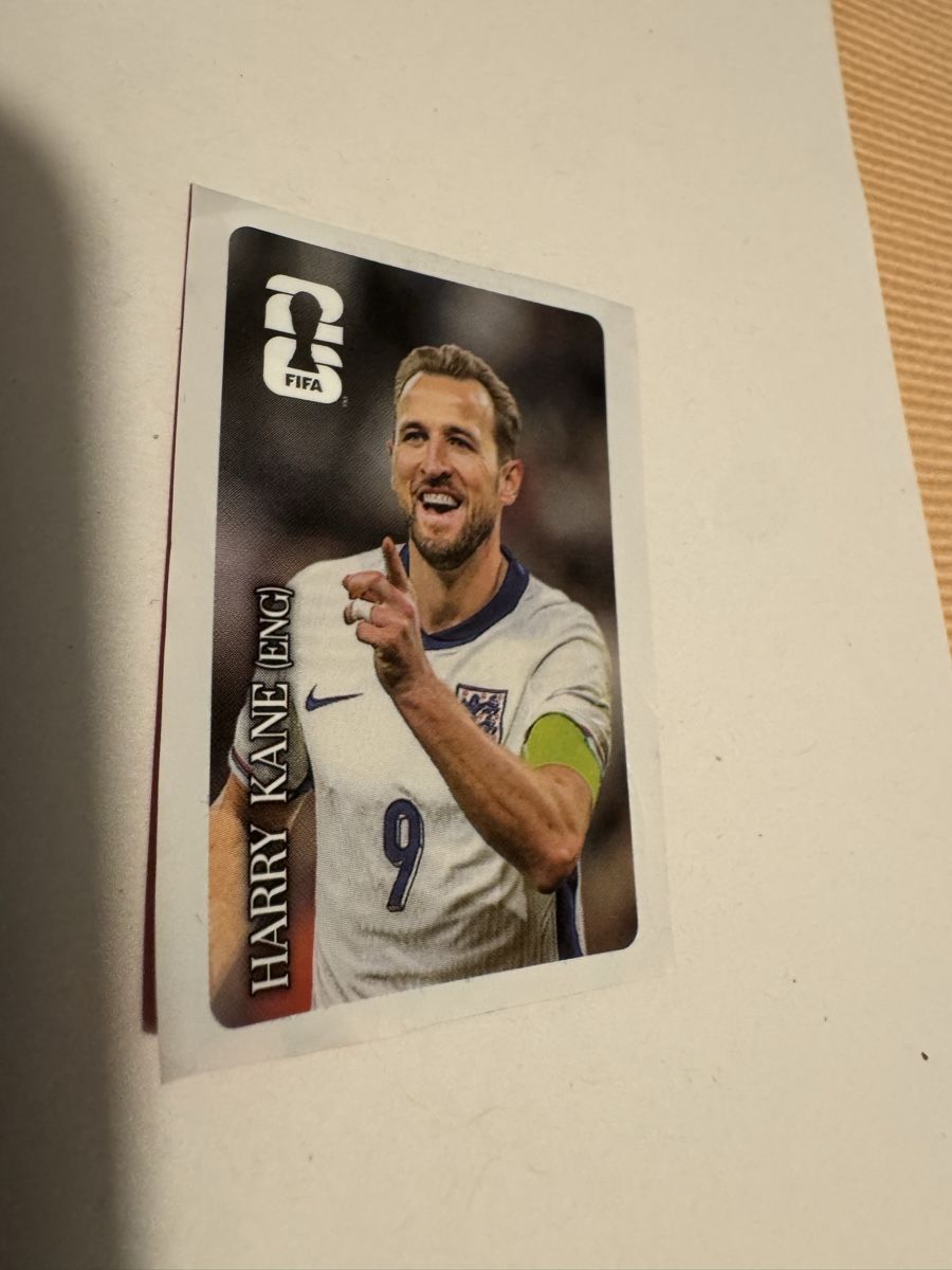 Coca-Cola Carte collezionabili: Sticker Coca Cola Harry Kane (ENG) – Nuovo e nell'imballaggio originale da Lausanne venduto da jano2904