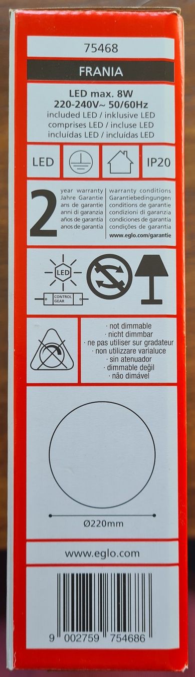Lampadari & plafoniere: Deckenlampe LED – Nuovo e nell'imballaggio originale da Bergün/Bravuogn venduto da Narges 1