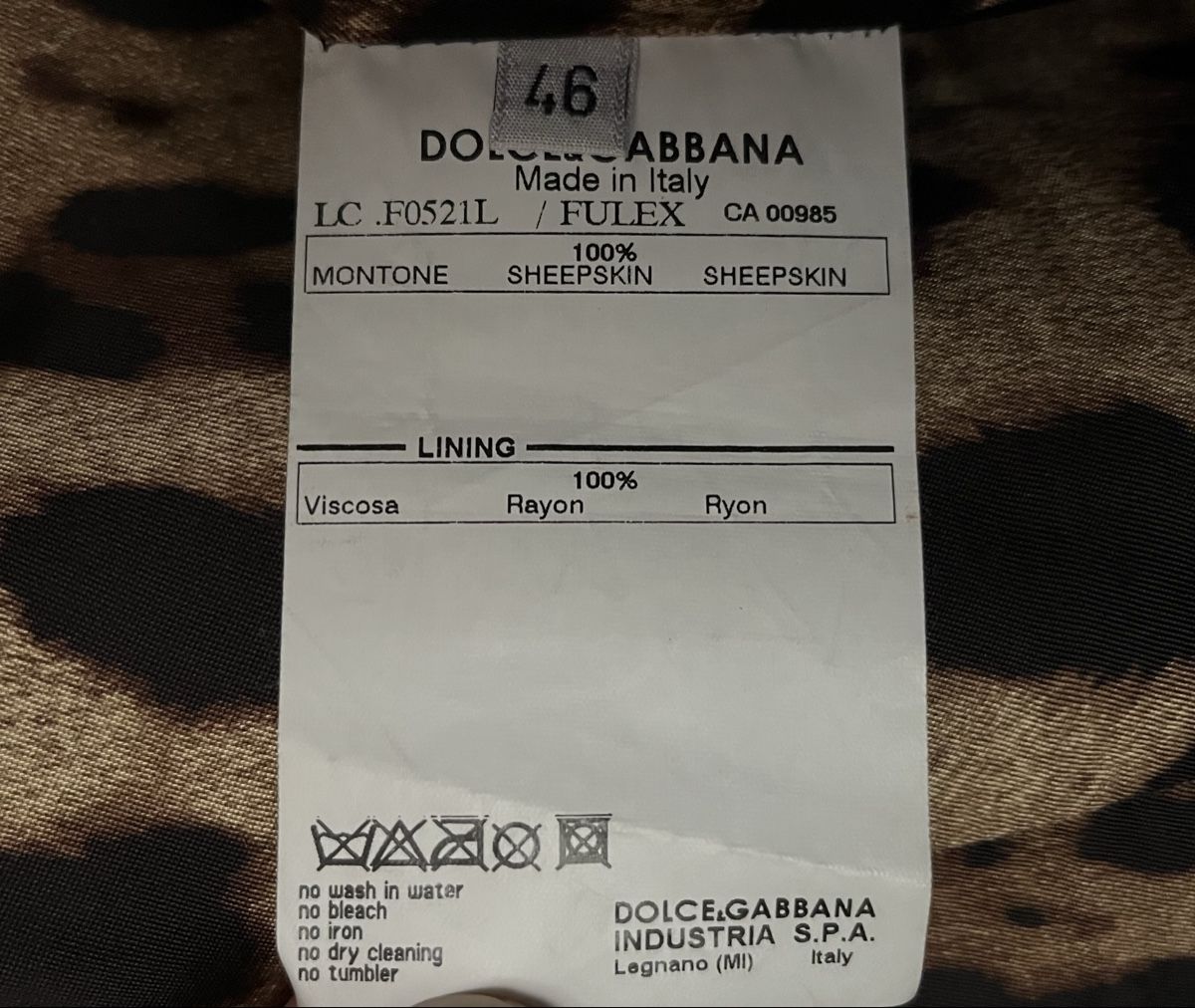 Dolce & Gabbana Cappotti: Dolce & Gabbana Ledermantel in Schwarz – Nuovo (secondo la descrizione) da Erlinsbach venduto da Stu2000 5