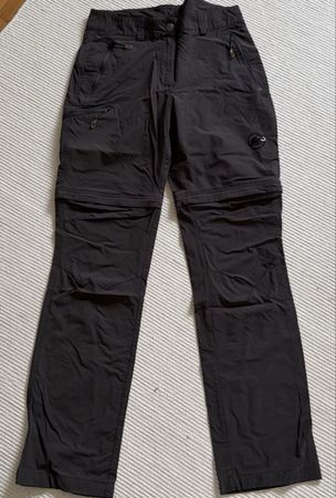 Damen Hosen Zip-Off schwarz Grösse 36 grau guter Zustand