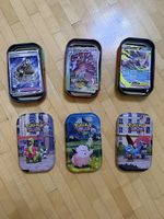 150 Pokemon Karten in Metalbox 