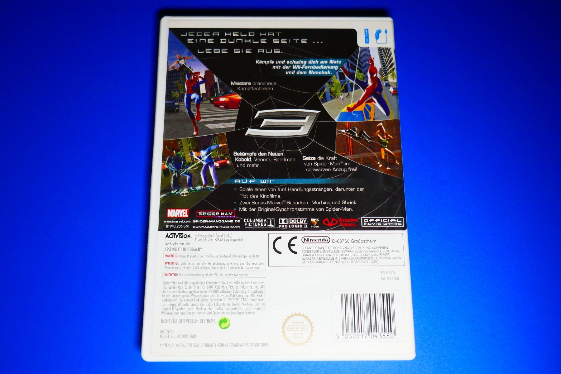 Nintendo Giochi: Spider-Man 3 - Nintendo Wii – Usato da Vuarrens venduto da Espace-Retro 1