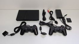 PlayStation 2 Slim mit 2 Controller ORIGINAL
