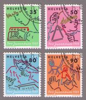 1988 J307-310_Pro JUVENTUTE_Schöne Serie ERSTTAGSSTEMPEL !