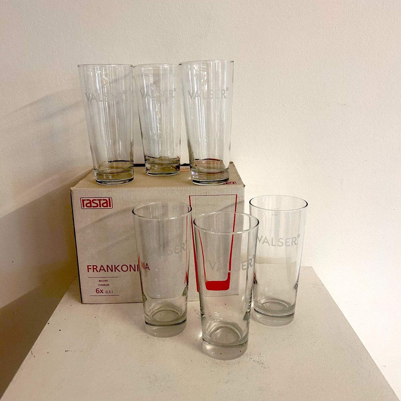 Bicchieri: 6 verres Valser neufs,  39 cl – Usato da bursins venduto da silversurfer1972 3